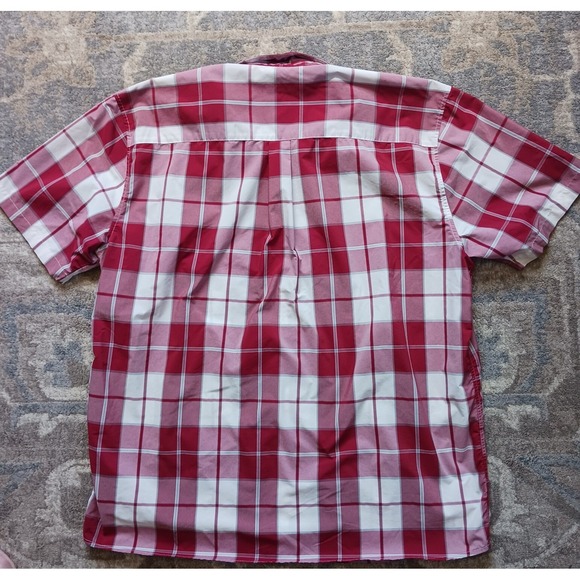 Patagonia Button Up Shirt Men's XL Red Plaid Breathable Short Sleeve, Causal - Picture 7 of 8